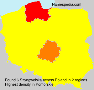Surname Szyngwelska in Poland Surname Szyngwelska in Poland