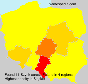 Surname Szynk in Poland Surname Szynk in Poland