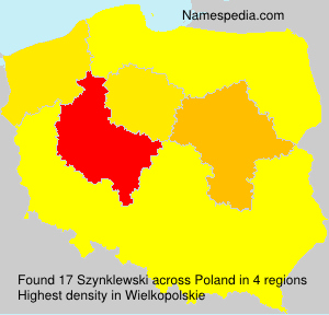 Surname Szynklewski in Poland Surname Szynklewski in Poland