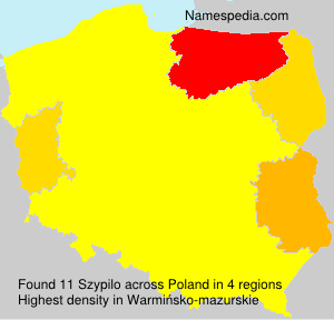Surname Szypilo in Poland Surname Szypilo in Poland