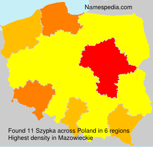 Surname Szypka in Poland Surname Szypka in Poland