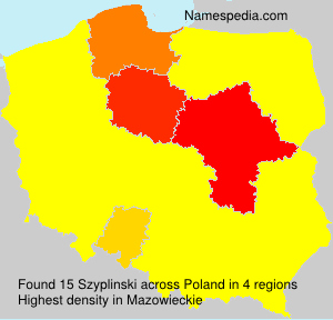 Surname Szyplinski in Poland Surname Szyplinski in Poland