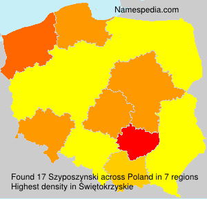 Surname Szyposzynski in Poland Surname Szyposzynski in Poland