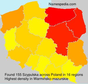 Surname Szypulska in Poland Surname Szypulska in Poland