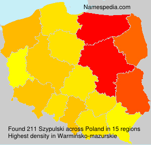 Surname Szypulski in Poland Surname Szypulski in Poland