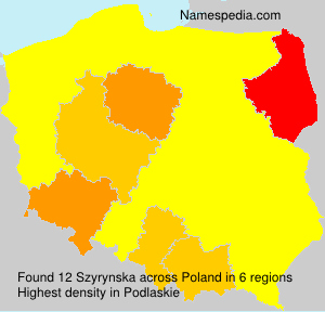 Surname Szyrynska in Poland Surname Szyrynska in Poland