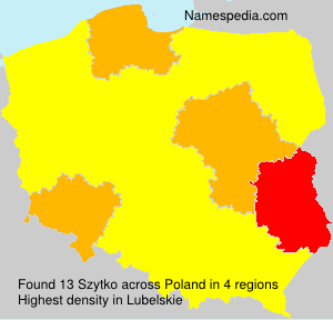 Surname Szytko in Poland Surname Szytko in Poland