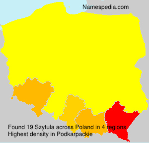 Surname Szytula in Poland Surname Szytula in Poland