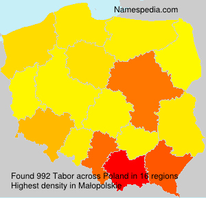 Surname Tabor in Poland Surname Tabor in Poland