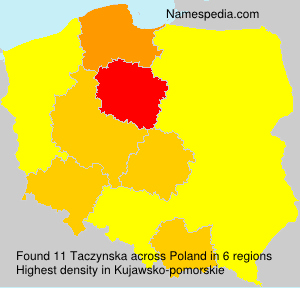 Surname Taczynska in Poland Surname Taczynska in Poland
