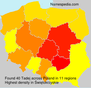 Surname Tadej in Poland Surname Tadej in Poland
