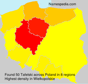 Surname Tafelski in Poland Surname Tafelski in Poland