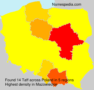 Surname Taff in Poland Surname Taff in Poland