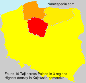 Surname Tajl in Poland Surname Tajl in Poland