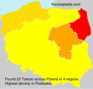 Surname Talecki in Poland Surname Talecki in Poland