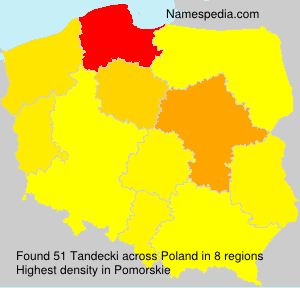 Surname Tandecki in Poland Surname Tandecki in Poland