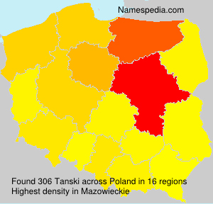 Surname Tanski in Poland Surname Tanski in Poland