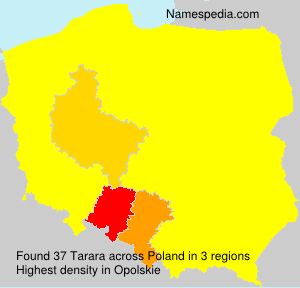 Surname Tarara in Poland Surname Tarara in Poland
