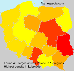 Surname Targos in Poland Surname Targos in Poland