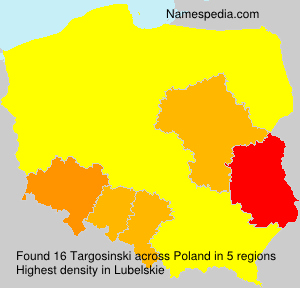 Surname Targosinski in Poland Surname Targosinski in Poland