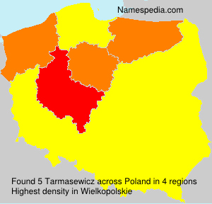 Surname Tarmasewicz in Poland Surname Tarmasewicz in Poland