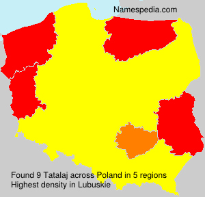 Surname Tatalaj in Poland Surname Tatalaj in Poland