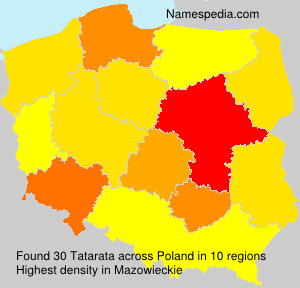 Surname Tatarata in Poland Surname Tatarata in Poland