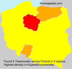 Surname Tatarkowski in Poland Surname Tatarkowski in Poland