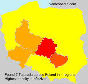 Surname Tataruda in Poland Surname Tataruda in Poland
