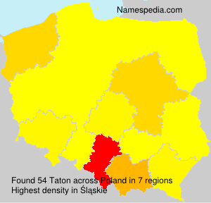 Surname Taton in Poland Surname Taton in Poland