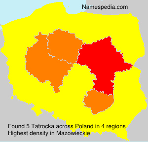 Surname Tatrocka in Poland Surname Tatrocka in Poland