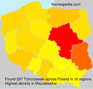 Surname Tchorzewski in Poland Surname Tchorzewski in Poland