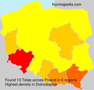 Surname Telep in Poland Surname Telep in Poland