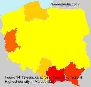 Surname Telesnicka in Poland Surname Telesnicka in Poland