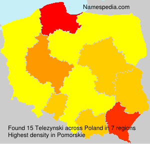 Surname Telezynski in Poland