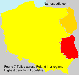 Surname Tellos in Poland Surname Tellos in Poland