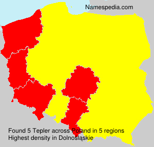 Surname Tepler in Poland Surname Tepler in Poland