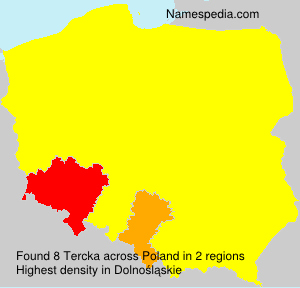 Surname Tercka in Poland Surname Tercka in Poland