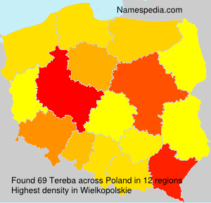 Surname Tereba in Poland Surname Tereba in Poland