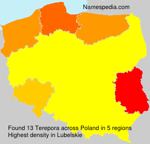 Surname Terepora in Poland Surname Terepora in Poland