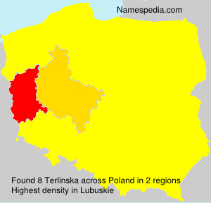 Surname Terlinska in Poland Surname Terlinska in Poland