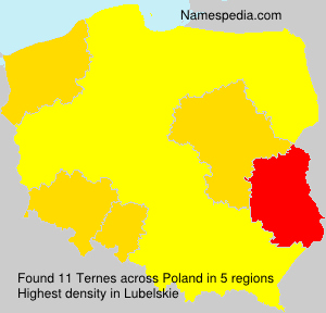 Surname Ternes in Poland Surname Ternes in Poland
