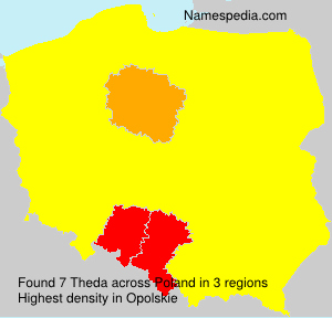 Surname Theda in Poland Surname Theda in Poland