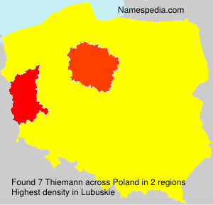 Surname Thiemann in Poland