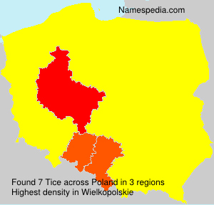 Surname Tice in Poland Surname Tice in Poland