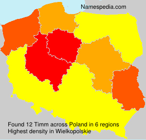 Surname Timm in Poland Surname Timm in Poland