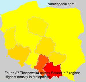 Surname Tkaczewska in Poland Surname Tkaczewska in Poland