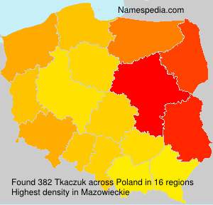 Surname Tkaczuk in Poland Surname Tkaczuk in Poland