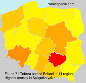 Surname Tobera in Poland Surname Tobera in Poland