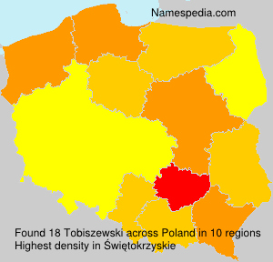 Surname Tobiszewski in Poland Surname Tobiszewski in Poland